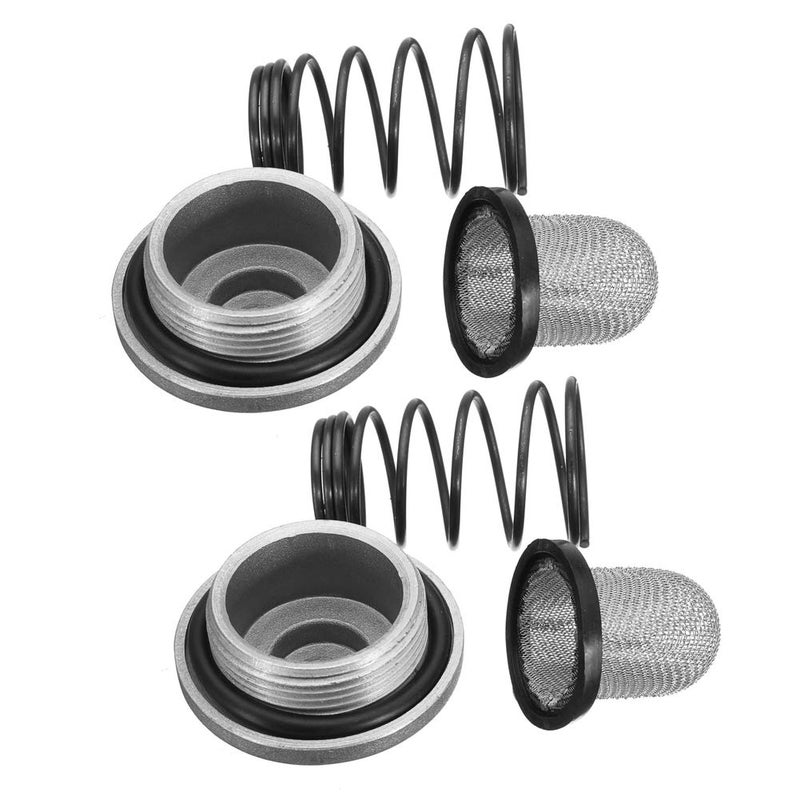 DFuerdivn GY6 50cc 125cc 150cc Oil Drain Plug for Moped Scooter Baotian Benzhou Taotao QMB139 157QMJ Engine Oil Drain Spring Screws - pack of 2 - Image 2